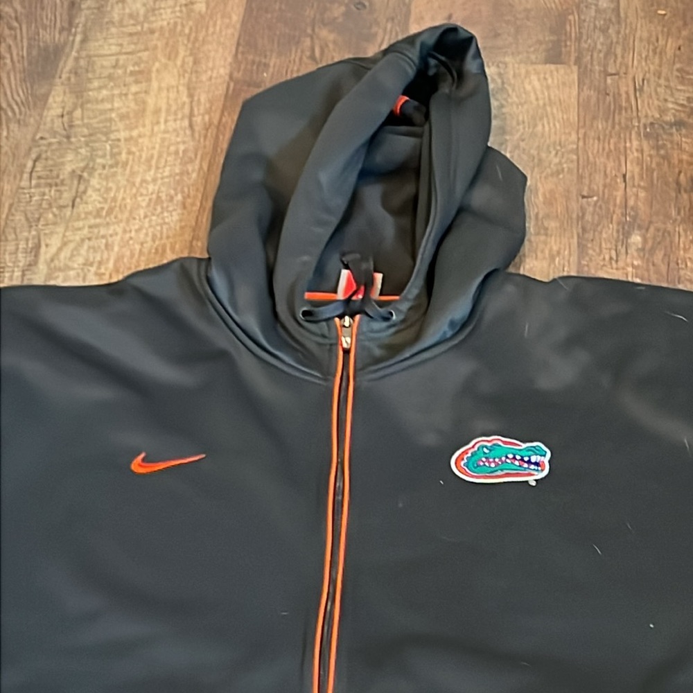 MENS USED UF BASKETBALL FULL ZIP HOODIE - Picture 2 of 4